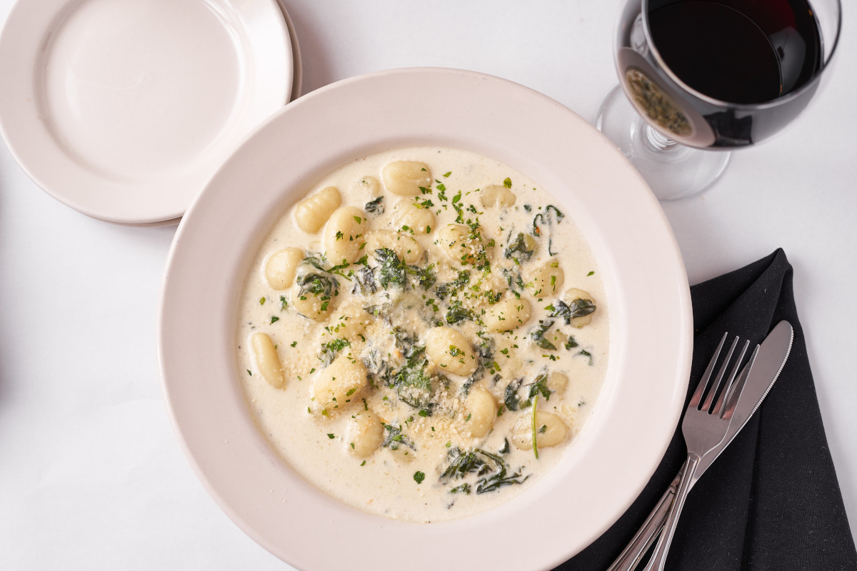 gnocchi fromaggi e spinaci